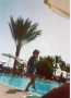Tanya at the swimming pool